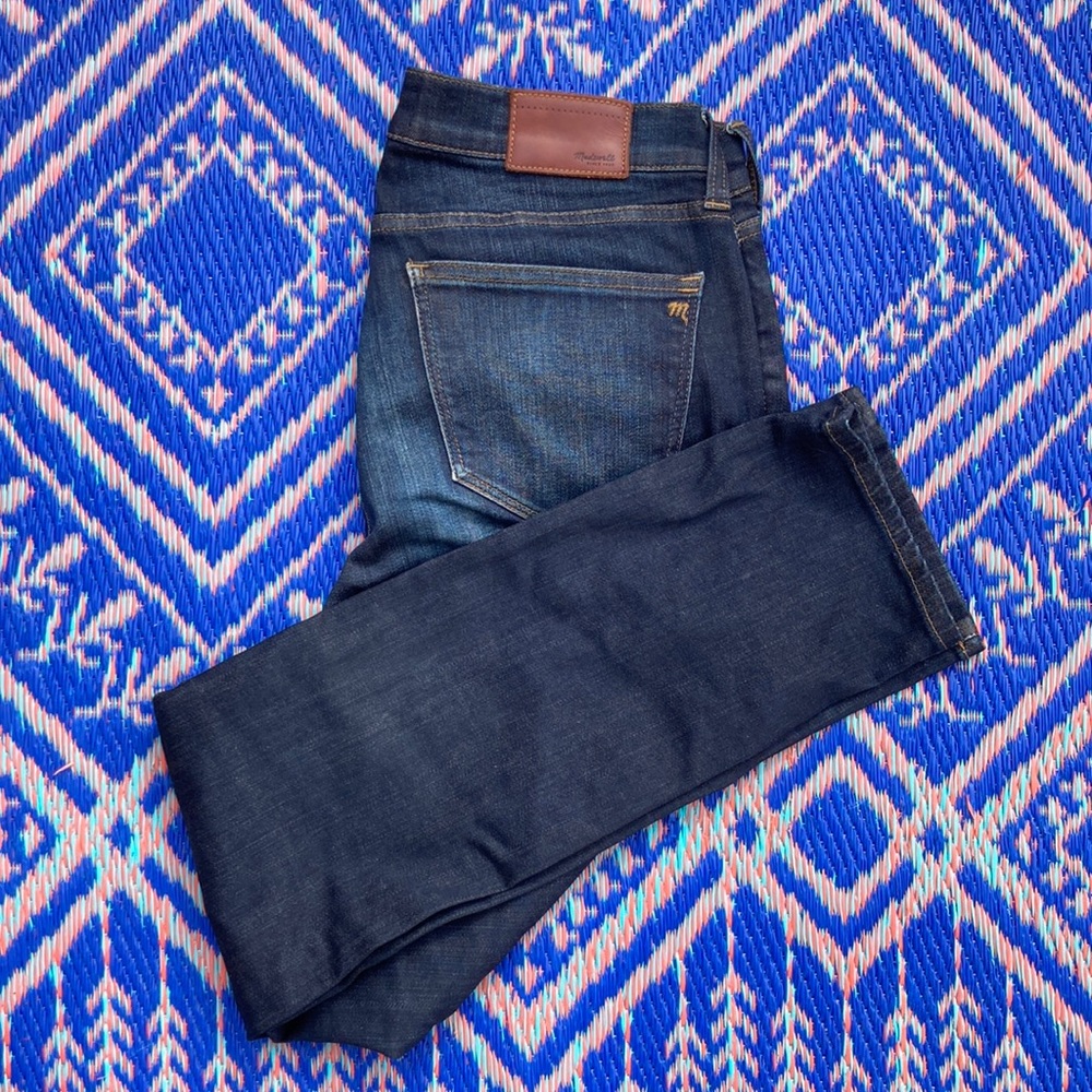 Madewell cotton straight leg classic dark wash sz 29